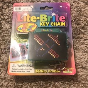Y2K Lite Brite keychain NEW